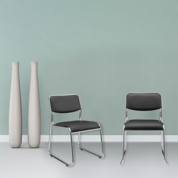 [pro.tec] 4x Sedie per visitatore (in due colori)(in un set di risparmio) sedia di conferenza / sedia / sedia d´ufficio / sedia / sala d´attesa - sedia