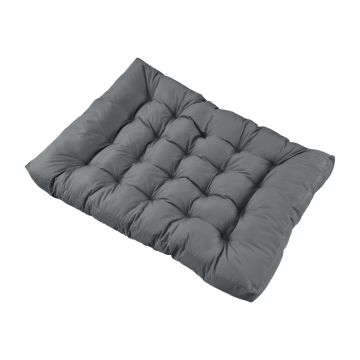 [en.casa] 1x Cuscino sedile per divano paletta euro  [grigio chiaro] cuscini per palette supporto In/Outdoor mobili imbottiti