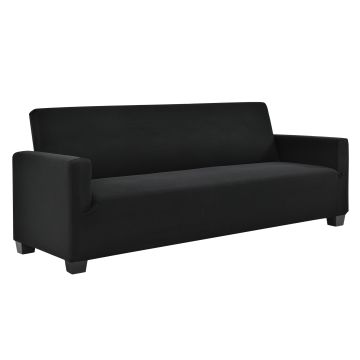 [neu.haus] Copridivano - Fodera per divani nero divani con la larghezza di 140-210 fodera elastico