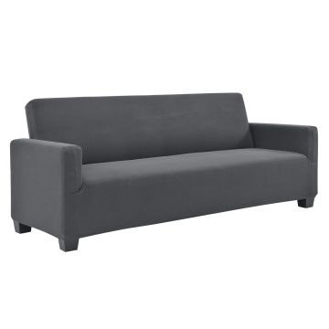 [neu.haus] Copridivano - Fodera per divani grigio scuro divani con la larghezza di 140-210 fodera elastico