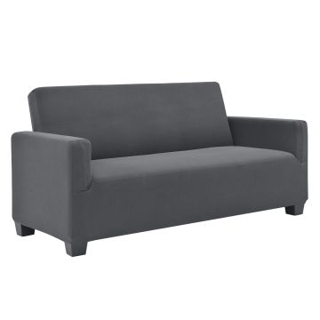 [neu.haus] Copridivano - Fodera per divani grigio scuro divani con la larghezza di 120-190 cm fodera elastico